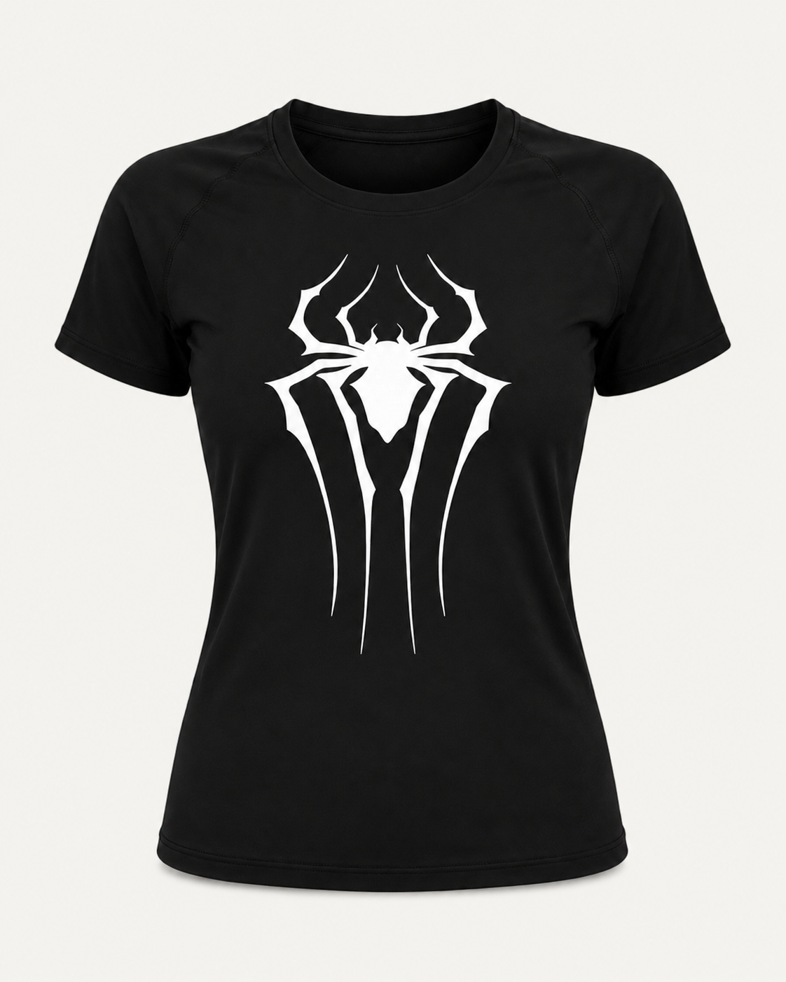 تيشيرت رياضي نسائي - Spider Black